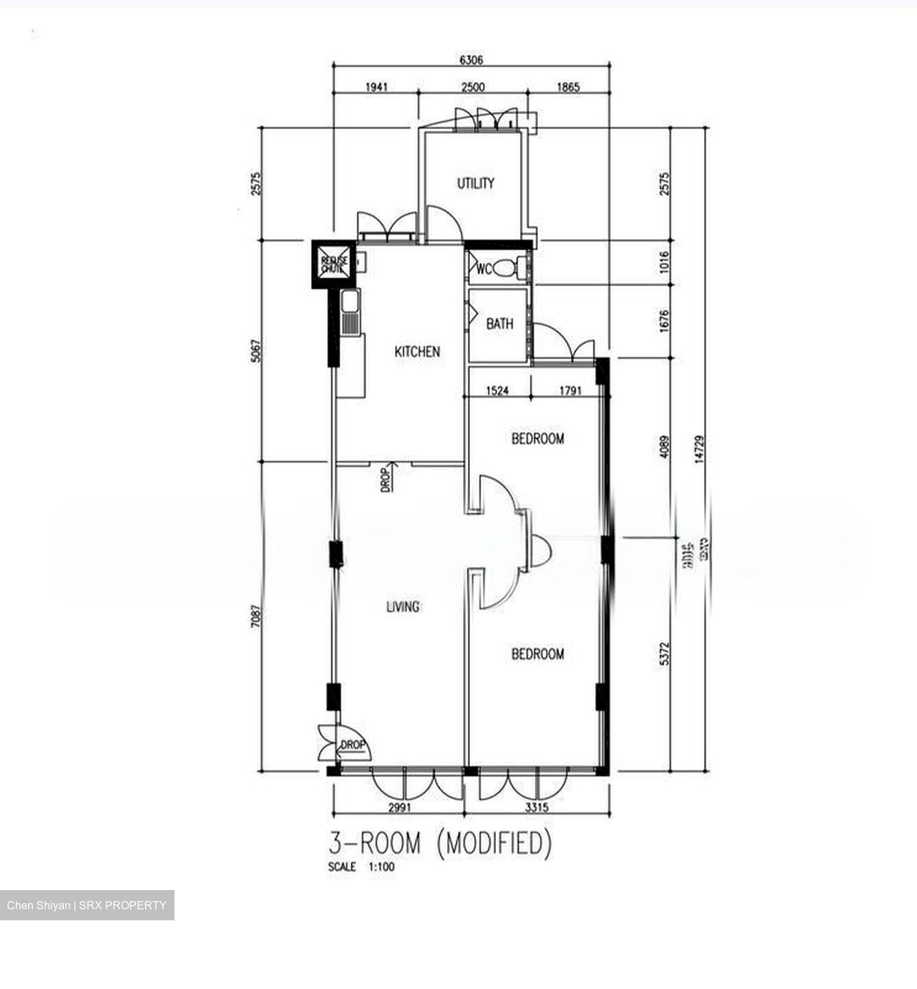 Blk 30 Marine Crescent Ville (Marine Parade), HDB 3 Rooms #525120971